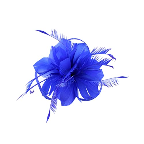 IMIKEYA Federhaarspange Für Damen Seitenspange Aus Federflachs Haarschmuck Farbakzent Einzigartiges Design Für Hochzeiten Und Abendpartys von IMIKEYA