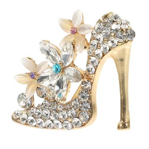 IMIKEYA Legierungsbrosche High Heel Design Elegante Brosche Für Damen Kleidung Taschen Dekoration Valentinstag Geburtstag Geschenk von IMIKEYA