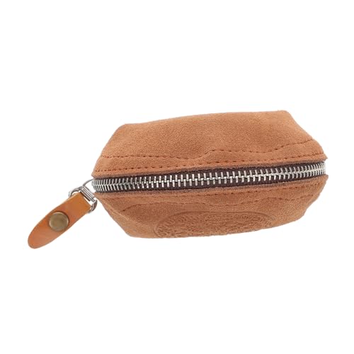 IMIKEYA Lederbeutel Mit Retro-Design Aufbewahrungstasche Für Schmuck Kleingeldbeutel Geschenkbehälter Praktische Tasche Für Münzen Und Kleine Gegenstände von IMIKEYA