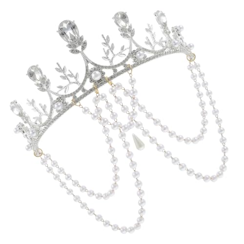 IMIKEYA 1 Stück Rhinestone Diadem Haarband für Damen Krone für Partys Hochzeiten und Fotoshootings Glitzernde Kopfbedeckung mit Zarten Details und Funkelnden Strasssteinen von IMIKEYA