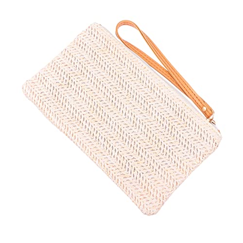 IMIKEYA 1 Stück Sommerliche Damen Handtasche Stroh Clutch für Strand Partys Shopping Große Robuste und Stilvolle Umhängetasche für Jede Gelegenheit IMIKEYA 1 Stück Sommerliche Damen Handtasche Stroh Clutch für Strand Partys Shopping Große Robuste und Stilvolle Umhängetasche für Jede Gelegenheit von IMIKEYA