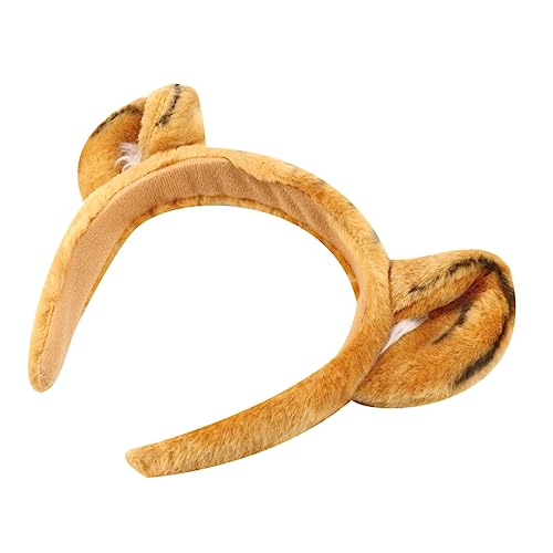 IMIKEYA 1 Stück Tierkopf Haarreif mit Tigerohren Kreatives Attraktives Haaraccessoire von IMIKEYA