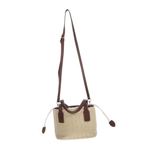 IMIKEYA 1 Stück Weaving Bucket Bag Damen Dekorative Schultertasche Strapazierfähigem Canvas für Reisen und Einkäufe Stilvolles Design Braun für Strand und Alltag IMIKEYA 1 Stück Weaving Bucket Bag Damen Dekorative Schultertasche Strapazierfähigem Canvas für Reisen und Einkäufe Stilvolles Design Braun für Strand und Alltag von IMIKEYA