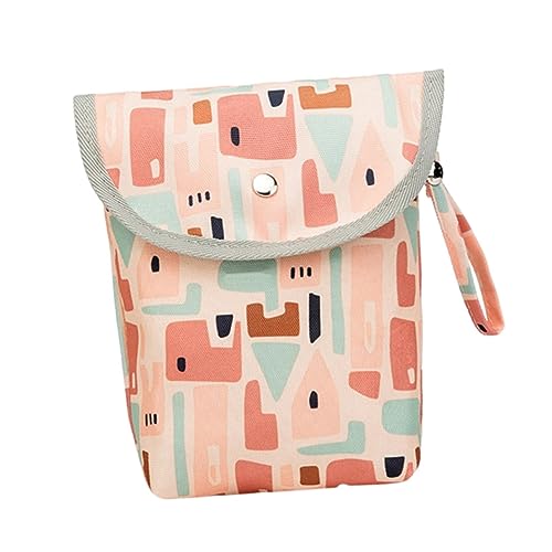 IMIKEYA Windel Aufbewahrungstasche Windeltasche Windelbehälter Windelbehälter Outdoor Versorgung Organizer Rosa von IMIKEYA