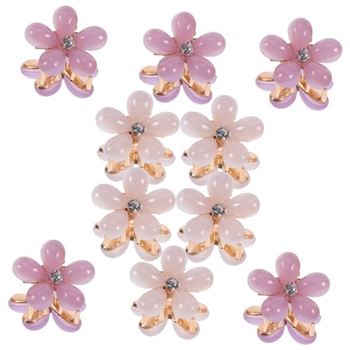 IMIKEYA 10stücke Kleiner Blumen-haarspange Mit Glitzer Haarspange Für Damen Filigranes Design Party Und Alltag Geeignet Leicht Und Bequem Tragbar von IMIKEYA