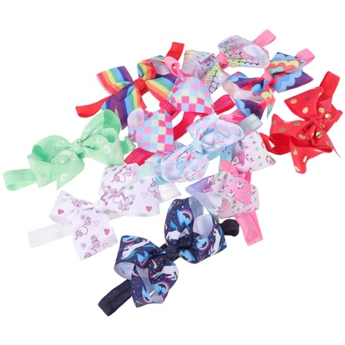 IMIKEYA 10 Stück Haarschmuck für Haarbänder Babystirnband Kleinkind Haarband elastische Stirnbänder Säuglingsstirnbänder für Babymädchen Elastisches Stirnband für Babys Gewindeband von IMIKEYA