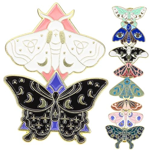 IMIKEYA 10 Stück Teiliges Schmetterling Broschen Bunte Emaille Anstecknadeln Modische Pins für Damen Vielseitig Tragbar an Schal Pullover Tasche Mantel Stilvolle Kleidung Accessoires von IMIKEYA