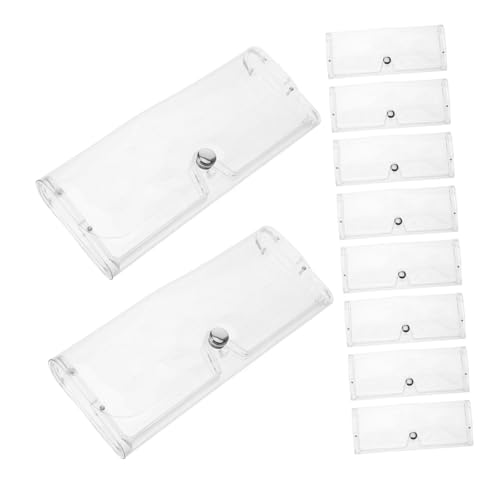 IMIKEYA 10 Stück Teiliges Transparentes Brillenetui Robustem Kunststoff Leichtes Hardcase mit Praktischem Druckknopfverschluss für Sonnenbrillen und Lesebrillen Kompakte Aufbewahrung für IMIKEYA 10 Stück Teiliges Transparentes Brillenetui Robustem Kunststoff Leichtes Hardcase mit Praktischem Druckknopfverschluss für Sonnenbrillen und Lesebrillen Kompakte Aufbewahrung für von IMIKEYA
