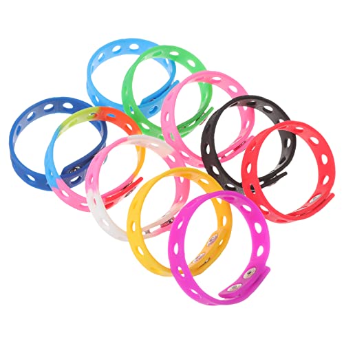 IMIKEYA 10 Stück Teiliges Verstellbare Silikonarmbänder für Erwachsene Kreative DIY Dekoration Langlebig für Bastelprojekte und Partys Bunten Farben Erhältlich IMIKEYA 10 Stück Teiliges Verstellbare Silikonarmbänder für Erwachsene Kreative DIY Dekoration Langlebig für Bastelprojekte und Partys Bunten Farben Erhältlich von IMIKEYA