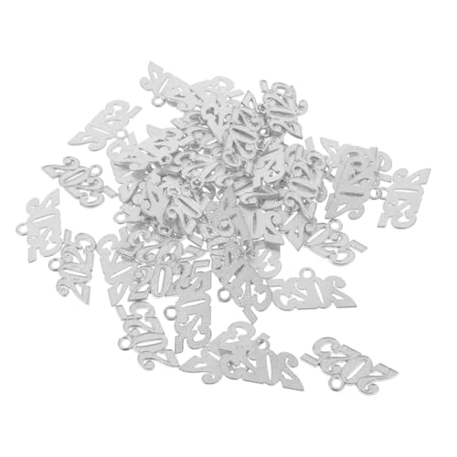 IMIKEYA 100 Stück Charm Anhänger für Schmuckherstellung Doktorhut Schmuckanhänger Silber für Bastelprojekte und Abschlussfeiern Langlebig und Elegant von IMIKEYA