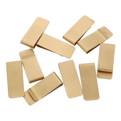 IMIKEYA 10stücke Edelstahl Geldklammern Metall Clips Für Bargeld Kartenhalter Banknotenklammer Kleine Geldbörsenklammern Für Damen Und Herren von IMIKEYA