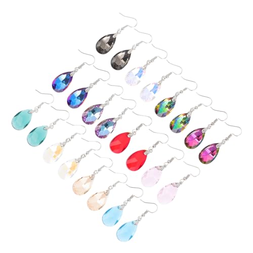 IMIKEYA 12 Paare Kristallohrringe Ohrhänger für Damen Tropfenform für Alltag Reisen und Partys Leicht und zu Tragen IMIKEYA 12 Paare Kristallohrringe Ohrhänger für Damen Tropfenform für Alltag Reisen und Partys Leicht und zu Tragen von IMIKEYA