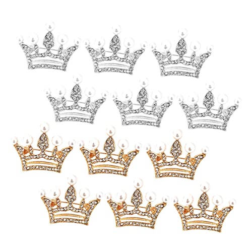 IMIKEYA 12 Stück Damen Broschen Krone Broschen Anstecknadel Schmuck für Kleidung und Hüte Elegantes Design Langlebiges Material für Frauen von IMIKEYA