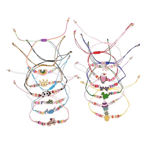 IMIKEYA 12 Stück Kinderarmband Perlenarmbänder Party Mädchen Schmuck für Armbänder für Kleinkinder armband kleinkind schmuck Bracletts Dekoratives Armband Polyester IMIKEYA 12 Stück Kinderarmband Perlenarmbänder Party Mädchen Schmuck für Armbänder für Kleinkinder armband kleinkind schmuck Bracletts Dekoratives Armband Polyester von IMIKEYA