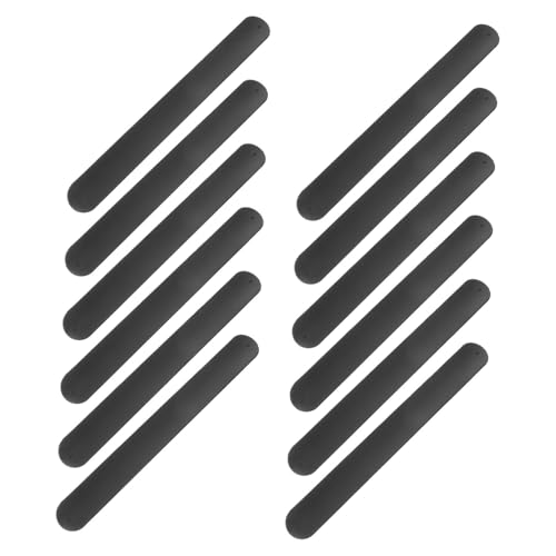 IMIKEYA 12 Stück Slap-armband Party-slap-armbänder Kind Blanko-druckknopfbänder -armbänder Weiß Party- Bands Geburtstag Für Freundschafts Masse Mini Kieselgel Black von IMIKEYA