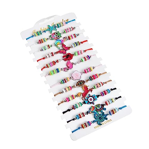IMIKEYA 12 Stück Teiliges Armbänder Polymer Einstellbare Tier Schmuckstücke Perfektes Strand Zubehör für Mädchen für zu Feiertagen IMIKEYA 12 Stück Teiliges Armbänder Polymer Einstellbare Tier Schmuckstücke Perfektes Strand Zubehör für Mädchen für zu Feiertagen von IMIKEYA