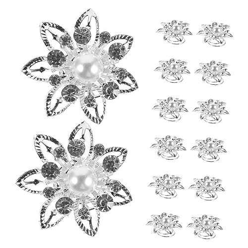 IMIKEYA 12 Stück Teiliges Spiral Haarklammern für Frauen Süße Haarspangen für Hochzeiten Geburtstage und Alltag Passend für Verschiedene Frisuren Leicht und zu Tragen von IMIKEYA