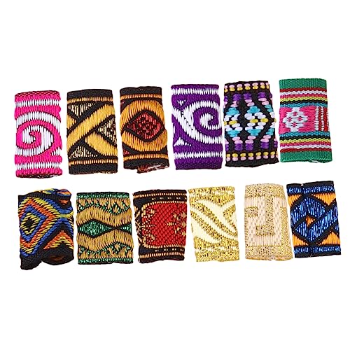 IMIKEYA 12 Stück Dreadlocks Haarmanschetten Dekorative Ringe Haarschmuck für Flechtfrisuren Bunte Haaraccessoires für Frauen für Dreadlock Styling von IMIKEYA