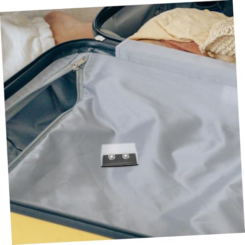 IMIKEYA 18 Stück Teiliges Manschettenknopf Organizer Transparente Aufbewahrungsbox aus Robustem Kunststoff Kompakt und Reisefreundlich Edles Schwarzes Design für Herren Schmuck und von IMIKEYA