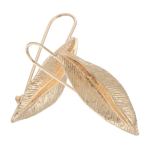 IMIKEYA 1Paar Blattgold Ohrringe für Damen Vintage Ohrhänger Blattform Elegantes Ohrzubehör Langlebig und Angenehm zu Tragen Damenaccessoire für IMIKEYA 1Paar Blattgold Ohrringe für Damen Vintage Ohrhänger Blattform Elegantes Ohrzubehör Langlebig und Angenehm zu Tragen Damenaccessoire für von IMIKEYA