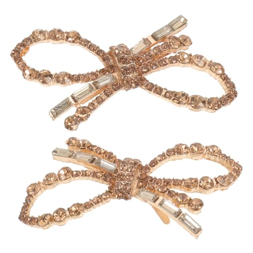IMIKEYA 1Paar Braut Schuhclips Strass Schuhschnallen für Pump Absätze Robustes Einfache Installation Vielseitig für Hochzeit Party und Alltag Elegantem mit Schleife von IMIKEYA