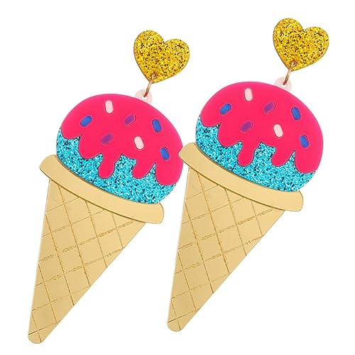 IMIKEYA Eiscreme Ohrhänger für Damen Süße Tropfenohrringe Harz Leichte Hängeohrringe Trendige Ohrringe für Mädchen Lustiger Ohrschmuck für Partys IMIKEYA Eiscreme Ohrhänger für Damen Süße Tropfenohrringe Harz Leichte Hängeohrringe Trendige Ohrringe für Mädchen Lustiger Ohrschmuck für Partys von IMIKEYA