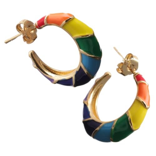 IMIKEYA Bunte Bohemian Ohrringe Damen Trendige Ohrstecker für Frauen Leicht Tragbar Kreatives Design für Partys Geschenkideen für Mädchen IMIKEYA Bunte Bohemian Ohrringe Damen Trendige Ohrstecker für Frauen Leicht Tragbar Kreatives Design für Partys Geschenkideen für Mädchen von IMIKEYA