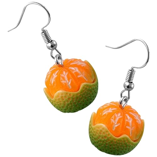 IMIKEYA Frucht Ohrringe für Damen Simulation Orangefarbene Hängeohrringe Harz Leichte und Langlebige Ohrhänger für Sommermode IMIKEYA Frucht Ohrringe für Damen Simulation Orangefarbene Hängeohrringe Harz Leichte und Langlebige Ohrhänger für Sommermode von IMIKEYA
