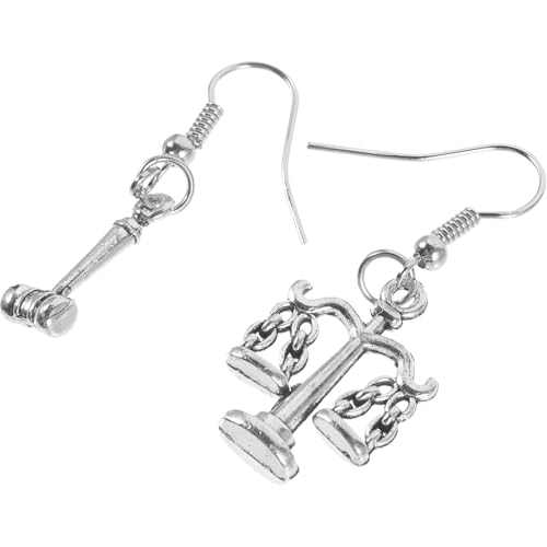 IMIKEYA Ohrringe mit Gerechtigkeitssymbolen Dekorative Tropfenohrringe für Damen Metallohrringe mit Ohrhänger für Anwälte Trendiger Schmuck für Besondere Anlässe IMIKEYA Ohrringe mit Gerechtigkeitssymbolen Dekorative Tropfenohrringe für Damen Metallohrringe mit Ohrhänger für Anwälte Trendiger Schmuck für Besondere Anlässe von IMIKEYA