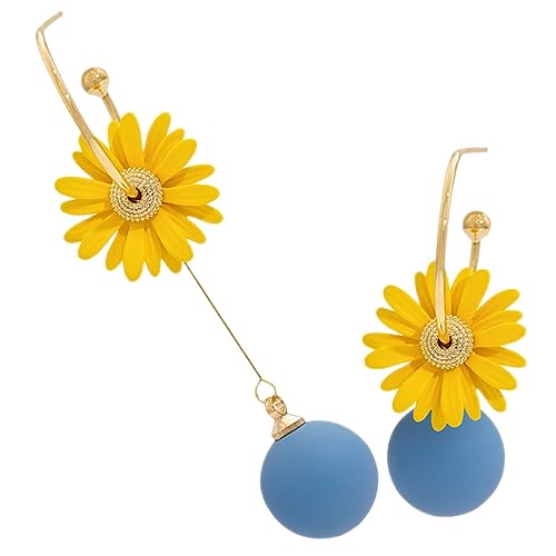IMIKEYA 1 Paar Asymmetrische Ohrringe für Damen Blumenohrringe Baumelnde Ohrhänger im Retro Stil für Frühling und Besondere Anlässe IMIKEYA 1 Paar Asymmetrische Ohrringe für Damen Blumenohrringe Baumelnde Ohrhänger im Retro Stil für Frühling und Besondere Anlässe von IMIKEYA