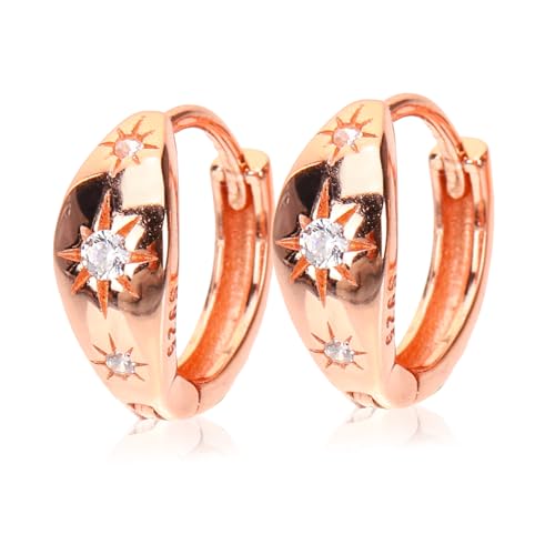 IMIKEYA Strass-schleifenohrringe Goldene Strass-ohrringe Für Frauen Runde Ohrringe Als Schmuck Minimalistische Hochzeitsohrringe Statement-ohrringe Für Damen von IMIKEYA