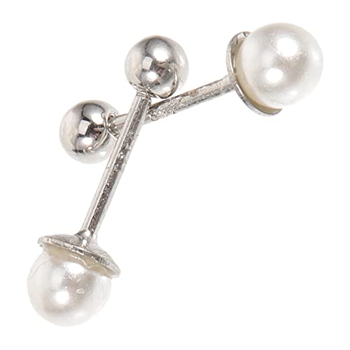 IMIKEYA 1Paar Perlenohrringe für Frauen Ohrstecker mit Natürlichen Süßwasserperlen für Besondere Anlässe Langlebig Boho Style von IMIKEYA