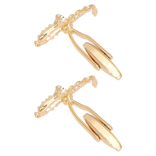 IMIKEYA 1Paar Saxophon Manschettenknöpfe für Männer Hemdmanschetten für Business Hochzeit und Besondere Anlässe Hochglanzpoliert Feiner Verarbeitung von IMIKEYA