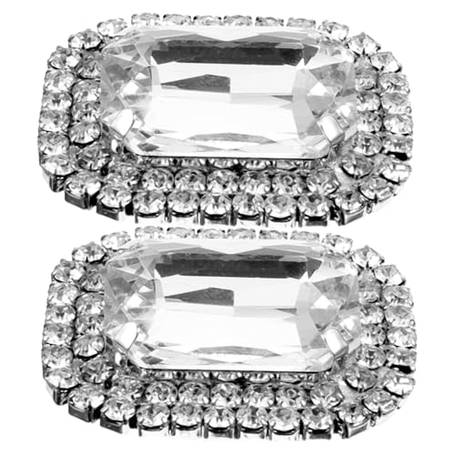 IMIKEYA Strass Schuhclips Abnehmbare Schuhschnallen Dekorative Schuhanhänger für Hochzeiten Legierung Hohe für Damen von IMIKEYA