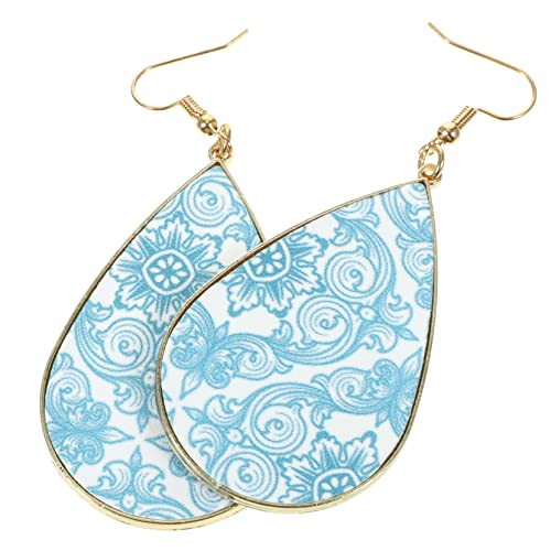 IMIKEYA 1Paar Tränenohrringe für Frauen Barockohrringe Druckguss mit Haken Wasserblaue Dangle Ohrringe für an Weihnachten Valentinstag und Besondere Anlässe IMIKEYA 1Paar Tränenohrringe für Frauen Barockohrringe Druckguss mit Haken Wasserblaue Dangle Ohrringe für an Weihnachten Valentinstag und Besondere Anlässe von IMIKEYA