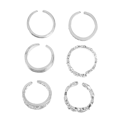 IMIKEYA 1Satz Teiliges Zarter Ring Schmuck mit Strasssteinen Herzform für Zehenringe und Fußschmuck für Damen für Besondere Anlässe und Alltag von IMIKEYA