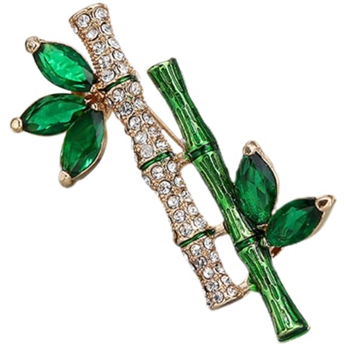 IMIKEYA Bambus Brosche Für Damen Dekorative Anstecknadel Für Kleidung Schmucksteine Einzigartiges Design Für Schals Und Hüte Glänzend Und Robust von IMIKEYA