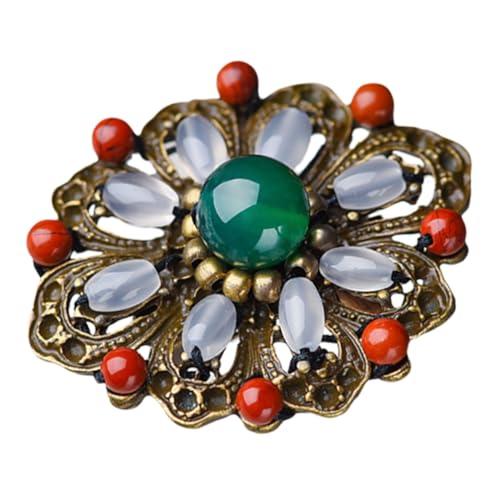 IMIKEYA Vintage Blumen Brosche für Damen Kreative Anstecknadel Festlich für Hochzeiten und Partys Elegantes Blumen Design Vielseitig als Dekoration für Schals und Kleider von IMIKEYA