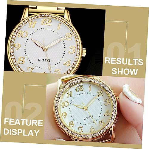 IMIKEYA Damenuhr Mit Leuchtfunktion Für Frauen Armbanduhr Aus Hochwertiger Legierung Und Schlichtes Und Elegantes Design Für Täglichen Gebrauch Und Studenten von IMIKEYA