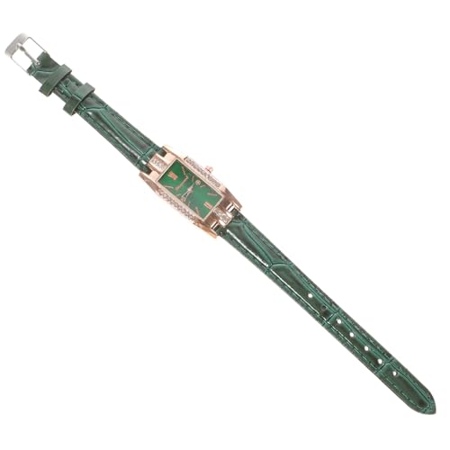 IMIKEYA 1Stück Damen Quartz Uhr mit Roman Ziffern Modisches Design Grüne Armbanduhr Vielseitig für Alltag Schule Parties und von IMIKEYA