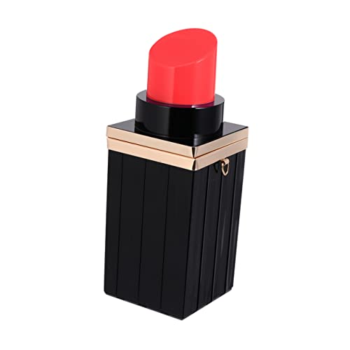 IMIKEYA 1Stück Lippenstift Form Clutch Tasche für Damen Tragbare Schultertasche Stylische Handtasche für Abendveranstaltungen Kosmetik und Geldaufbewahrung von IMIKEYA