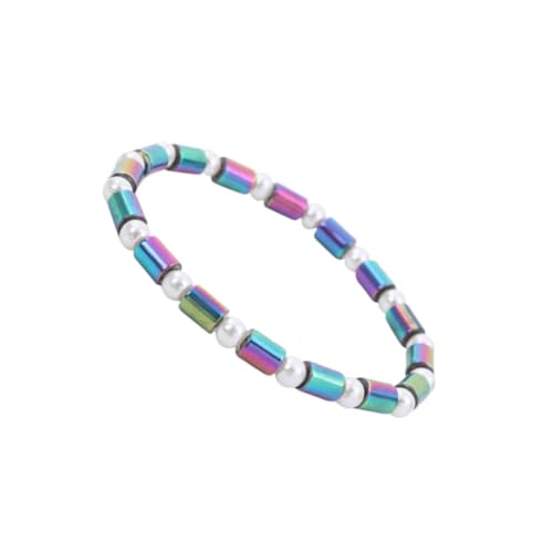 IMIKEYA Einfache und Fußkette Natürlichem Stein für Damen und Herren Verstellbar Langlebig Magnetisch für Alltag und Besondere Anlässe von IMIKEYA