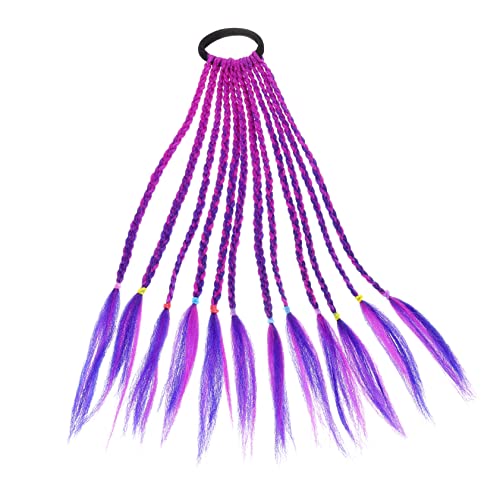 IMIKEYA Bunte Kinderperücke Mit Geflochtenem Haardekoration Zopfkopfschmuck Festival Party Perücken Junge Mädchen Foto Requisite von IMIKEYA