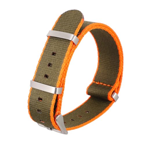 IMIKEYA Verstellbares Nylon Uhrenarmband 20Mm/22Mm Langlebiges Klassisches Uhrenarmband für Damen und Herren Armband Universelles Design Elastisch und Komfortabel von IMIKEYA