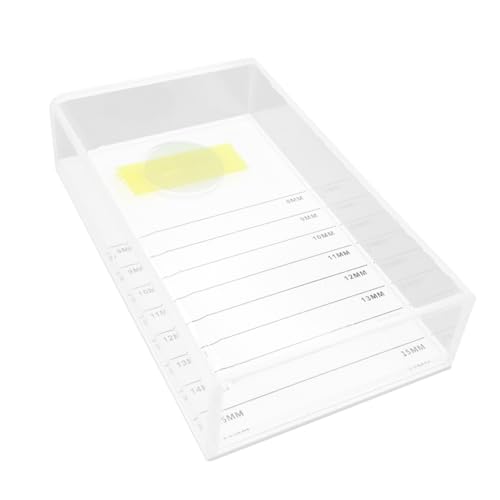 IMIKEYA Wimpernverlängerung Organizer Wimpern Aufbewahrungsbox Mit Deckel Transparentes Acryl Tragbar Für Kosmetikzubehör Und Falsche Wimpern Palette Zum Pfropfen Leichtes Design von IMIKEYA