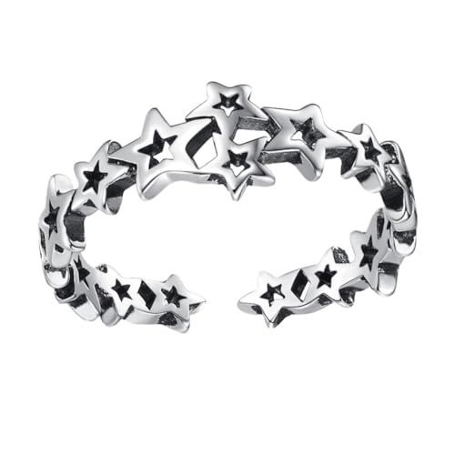 IMIKEYA Ring Mit Fünfzackigem Stern Offener Finger-schmuck Modisches Accessoire Für Mädchen Aus Hochwertigem Hautfreundlichem Material Zarter Ring Für Alltagskleidung Und von IMIKEYA