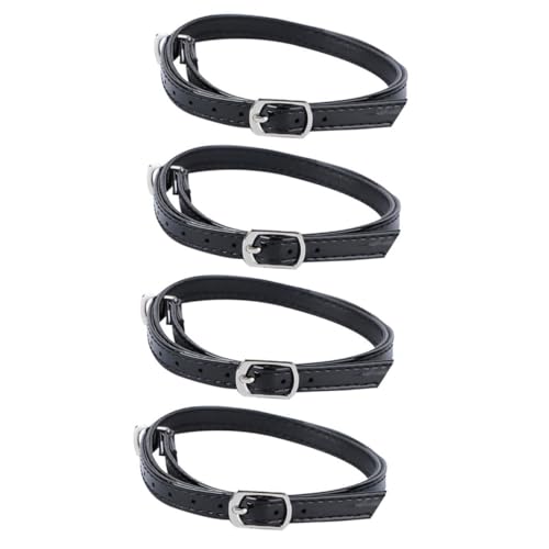 IMIKEYA 2 Paare Abnehmbare Langlebige Fersenriemen aus Hochwertigem PU für Damen Verstellbare Schuhbänder gegen Verrutschen Passend für High Heels Praktisches Alltag und Besondere Anlässe von IMIKEYA