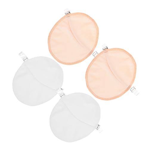 IMIKEYA 2 Paare Atmungsaktive Achselpads für Frauen Unsichtbare Schweißpolster mit Verstellbaren Schulterträgern und Waschbar gegen Schweißflecken von IMIKEYA