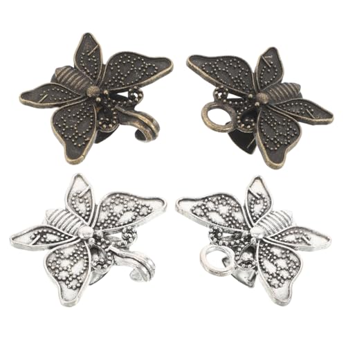 IMIKEYA 2paare Vintage-pullover-clips Schal-cardigan-kragenclips Pullover-clips Aus Metall Cinch-clips Für Damenbekleidung Rücken-cinch Für Strickjacke Kragen Schal Hosen-taillenspanner von IMIKEYA