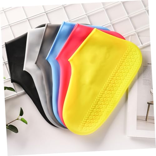 IMIKEYA 2 Paare wasserdichte Überschuhe rutschfeste und Verschleißfeste Schuhüberzieher für Damen und Herren Strapazierfähiger Schuhschutz für Outdoor Regen Schnee Schwarz IMIKEYA 2 Paare wasserdichte Überschuhe rutschfeste und Verschleißfeste Schuhüberzieher für Damen und Herren Strapazierfähiger Schuhschutz für Outdoor Regen Schnee Schwarz von IMIKEYA